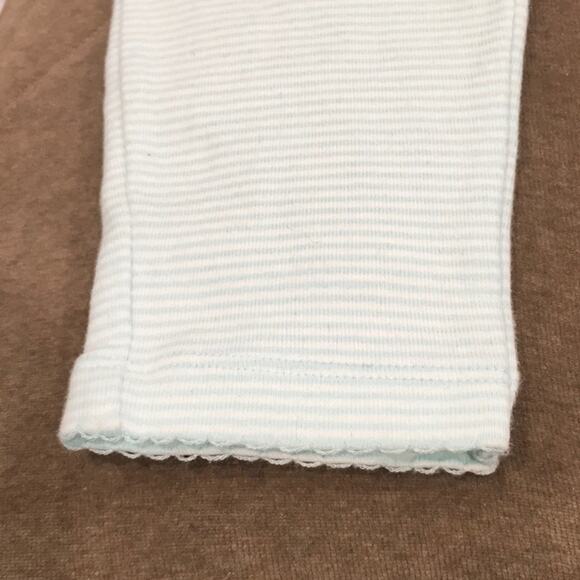 Carter’s Toddler Baby Girl Sz 24M Leggings Blue Aqua Pants Striped 100% Cotton - Picture 9 of 9
